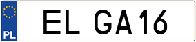 Truck License Plate